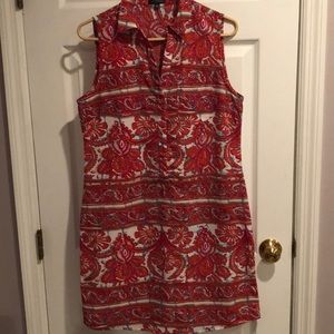 The Limited multi colored shirt dress.